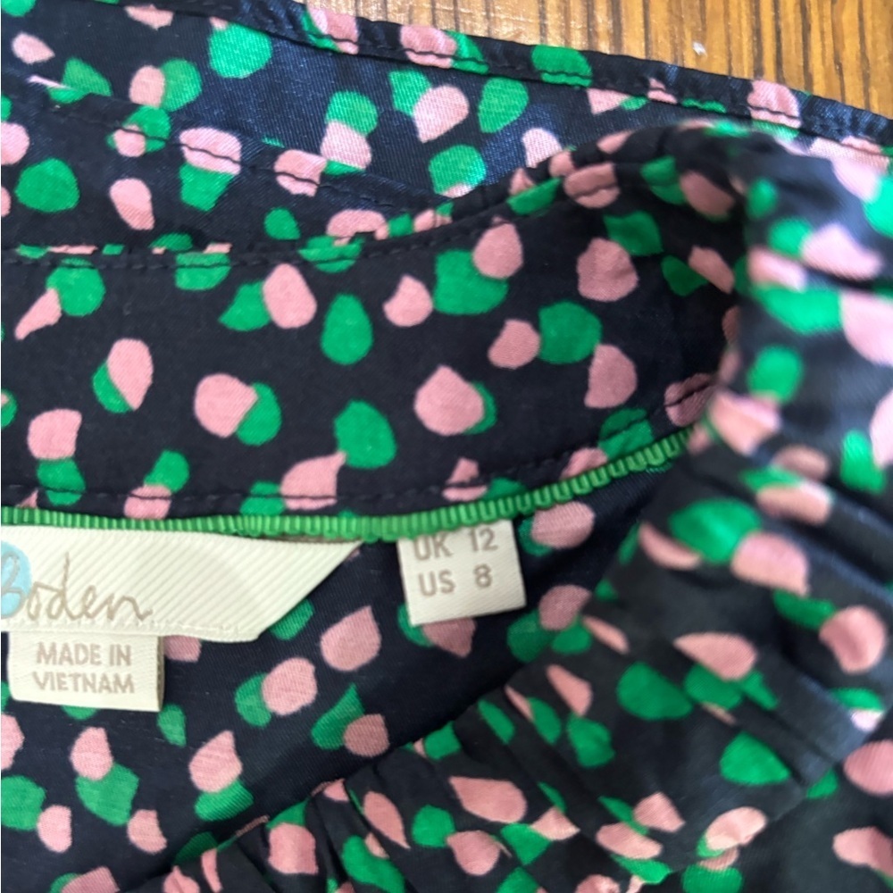 Boden Multicolor Patterned Blouse - image 10
